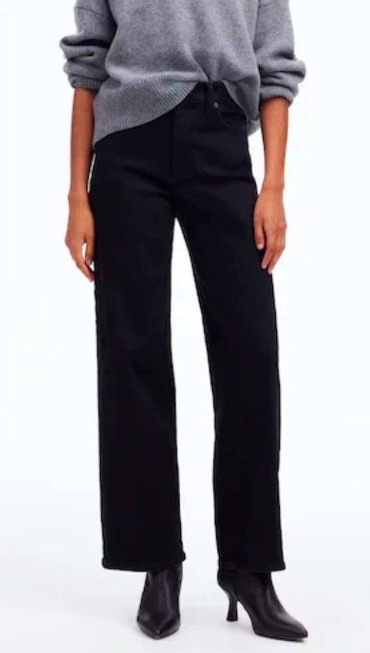Madewell The Petite Perfect Vintage Wide-Leg Jean Size 32P NWT